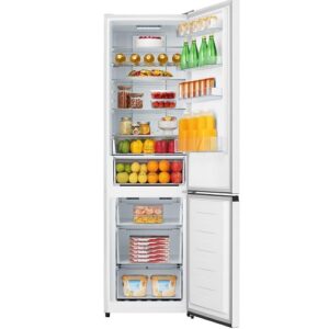 Ledusskapis ar saldētavu Hisense RB435N4BWE, 201x59cm, 336l, NoFrost, SuperFrost, Moisture Fresh Crisper Ledusskapis ar saldētavu Hisense RB435N4BWE, 201x59cm, 336l, NoFrost, SuperFrost, Moisture Fresh Crisper