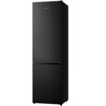 Ledusskapis ar saldētavu Hisense RB435N4BFE, 201x59.5cm, 336l, No Frost, CrispZone, Black Steel