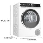 Veļas žāvētājs siltumsūkņa Bosch Serie 6 WQK2420LSN, 9kg, Smart Dry, Auto Dry, Home Connect