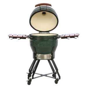 Keramiskais grils TunaBone Kamado Pro 22″ M, 56cm, Camo Green
