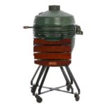 Keramiskais grils TunaBone Kamado Pro 22″ M, 56cm, Camo Green