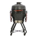 Keramiskais grils TunaBone Kamado Pro 22″ M, 56cm, Dark Gray