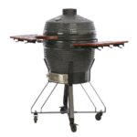 Keramiskais grils TunaBone Kamado Pro 22″ M, 56cm, Dark Gray