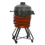 Keramiskais grils TunaBone Kamado Pro 22″ M, 56cm, Dark Gray