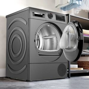 Veļas žāvētājs siltumsūkņa Bosch Serie 6 WQG245DXSN, 9kgAuto Dry, Half Load, Pelēks