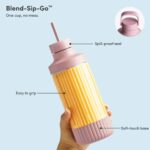 Blenderis Beast® Mighty 850 Plus Lilac, 850W, 785ml, Tritan™, ar salmiņu