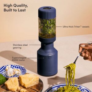Blenderis Beast® Mighty 850 Plus Navy, 850W, 785ml, Tritan™, ar salmiņu Blenderis Beast® Mighty 850 Plus Navy, 850W, 785ml, Tritan™, ar salmiņu