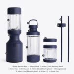 Blenderis Beast® Mighty 850 Plus Navy, 850W, 785ml, Tritan™, ar salmiņu Blenderis Beast® Mighty 850 Plus Navy, 850W, 785ml, Tritan™, ar salmiņu