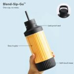 Blenderis Beast® Mighty 850 Plus Carbon Black, 850W, 785ml, Tritan™, ar salmiņu Blenderis Beast® Mighty 850 Plus Carbon Black, 850W, 785ml, Tritan™, ar salmiņu