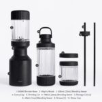 Blenderis Beast® Mighty 850 Plus Carbon Black, 850W, 785ml, Tritan™, ar salmiņu Blenderis Beast® Mighty 850 Plus Carbon Black, 850W, 785ml, Tritan™, ar salmiņu