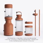 Blenderis Beast® Mighty 850 Plus Terra, 850W, 785ml, Tritan™, ar salmiņu Blenderis Beast® Mighty 850 Plus Terra, 850W, 785ml, Tritan™, ar salmiņu