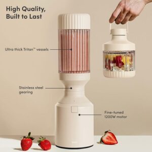 Blenderis Beast® Mega 1200 Plus Sand, 1200W, 1.2l, Tritan™, ar salmiņu Blenderis Beast® Mega 1200 Plus Sand, 1200W, 1.2l, Tritan™, ar salmiņu