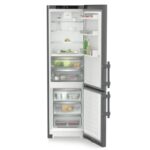 Ledusskapis ar saldētavu Liebherr CBNdgc 5733 Plus, 201.5x59.7cm, BioFresh, NoFrost, Dark Grey