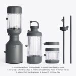 Blenderis Beast® Mega 1200 Plus Charcoal, 1200W, 1.2l, Tritan™, ar salmiņu Blenderis Beast® Mega 1200 Plus Charcoal, 1200W, 1.2l, Tritan™, ar salmiņu