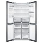 Ledusskapis ar saldētavu Midea Cross Door MDRM632FGD46W, 177.5x83.3cm, NoFrost, Platinum Fresh
