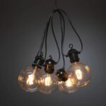 LED āra virtene Konstsmide Clear Globe, 4.5m 10LED, DIM, IP44 LED āra virtene Konstsmide Clear Globe, 4.5m 10LED, DIM, IP44
