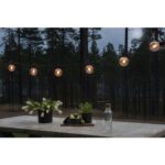 LED āra virtene Konstsmide Clear Globe, 4.5m 10LED, DIM, IP44 LED āra virtene Konstsmide Clear Globe, 4.5m 10LED, DIM, IP44