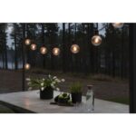 LED āra virtene Konstsmide Clear Globe, 4.5m 10LED, DIM, IP44 LED āra virtene Konstsmide Clear Globe, 4.5m 10LED, DIM, IP44