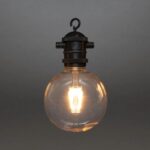 LED āra virtene Konstsmide Clear Globe, 4.5m 10LED, DIM, IP44 LED āra virtene Konstsmide Clear Globe, 4.5m 10LED, DIM, IP44