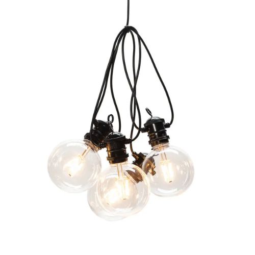 LED āra virtene Konstsmide Clear Globe, 4.5m 10LED, DIM, IP44 LED āra virtene Konstsmide Clear Globe, 4.5m 10LED, DIM, IP44