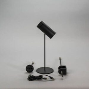 LED galda lampa uzlādējama Konstsmide Multi USB, 30cm, 100lm DIM, 2200/3000K, IP54, Black LED galda lampa uzlādējama Konstsmide Multi USB, 30cm, 100lm DIM, 2200/3000K, IP54, Black