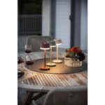 LED galda lampa uzlādējama Konstsmide Lyon, 30cm, 2.5W, 120lm DIM, CCT+RGB, IP54, Sand LED galda lampa uzlādējama Konstsmide Lyon, 30cm, 2.5W, 120lm DIM, CCT+RGB, IP54, Sand