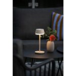 LED galda lampa uzlādējama Konstsmide Lyon, 30cm, 2.5W, 120lm DIM, CCT+RGB, IP54, Sand LED galda lampa uzlādējama Konstsmide Lyon, 30cm, 2.5W, 120lm DIM, CCT+RGB, IP54, Sand