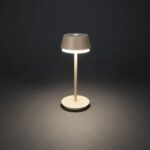 LED galda lampa uzlādējama Konstsmide Lyon, 30cm, 2.5W, 120lm DIM, CCT+RGB, IP54, Sand LED galda lampa uzlādējama Konstsmide Lyon, 30cm, 2.5W, 120lm DIM, CCT+RGB, IP54, Sand