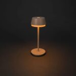 LED galda lampa uzlādējama Konstsmide Lyon, 30cm, 2.5W, 120lm DIM, CCT+RGB, IP54, Sand LED galda lampa uzlādējama Konstsmide Lyon, 30cm, 2.5W, 120lm DIM, CCT+RGB, IP54, Sand