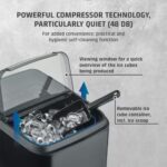 Ledus kubiņu pagatavotājs CASO Clear Ice Advanced 3403, 130W, 1.5l, 350g/h, 48dB