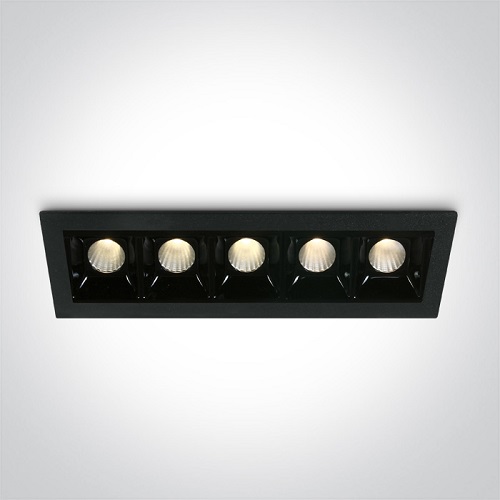 Iebūvējams LED gaismeklis One Light Mini Shop Square Boxes Aluminium, 146mm, 10W, 800lm, 3000K, IP20 Iebūvējams LED gaismeklis One Light Mini Shop Square Boxes Aluminium, 146mm, 10W, 800lm, 3000K, IP20