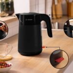 Elektriskā tējkanna Bosch MyMoment TWK2M163, 2400W, 1.7l, Melna