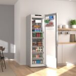 Vertikālā saldētava Bosch Serie 6 GSN36AICM, 186.2x59.5cm, XXL, Total No Frost, 30dB, Brushed Steel