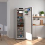 Vertikālā saldētava Bosch Serie 4 GSN36VIDG, 186.2x59.5cm, XXL, Total No Frost, 30dB, Brushed Steel