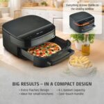 Karstā gaisa friteris CASO AirFry&PizzaChef, 2850W, 6l, 11prog., PFAS‐free, 30cm Ø Picai Karstā gaisa friteris CASO AirFry&PizzaChef, 2850W, 6l, 11prog., PFAS‐free, 30cm Ø Picai