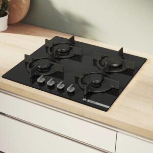 Iebūvējama gāzes plīts virsma Bosch Serie 6 PPP6A6I10, 60cm, Rūdīta stikla Iebūvējama gāzes plīts virsma Bosch Serie 6 PPP6A6I10, 60cm, Rūdīta stikla