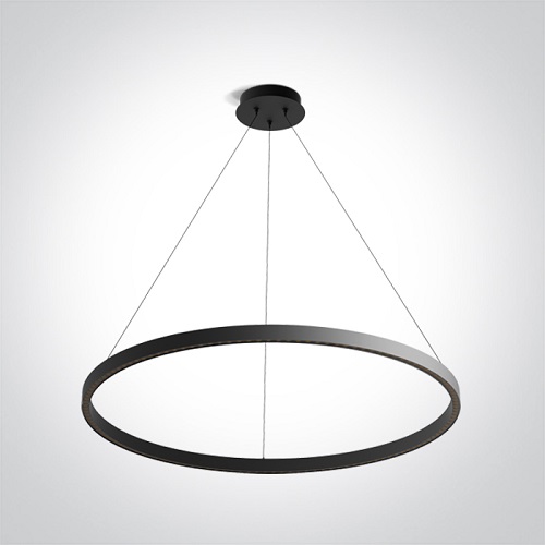 LED griestu gaismeklis One Light LED Pendant Rings 63156/B/W, 80cm, 50W, 4000lm, 3000K, IP20 LED griestu gaismeklis One Light LED Pendant Rings 63156/B/W, 80cm, 50W, 4000lm, 3000K, IP20