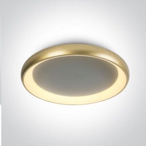 LED griestu gaismeklis One Light The LED Decorative Plafo 62144N/BGL/W, 61cm, 50W, 4250lm, 3000K, IP20