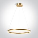LED griestu gaismeklis One Light LED Pendant Rings 63144A/BS/W, 60cm, 40W, 4350lm, 3000K, IP20, Brass LED griestu gaismeklis One Light LED Pendant Rings 63144A/BS/W, 60cm, 40W, 4350lm, 3000K, IP20, Brass