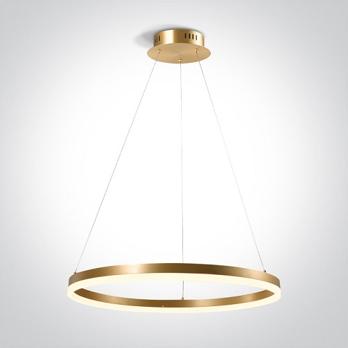 LED griestu gaismeklis One Light LED Pendant Rings 63144A/BS/W, 60cm, 40W, 4350lm, 3000K, IP20, Brass LED griestu gaismeklis One Light LED Pendant Rings 63144A/BS/W, 60cm, 40W, 4350lm, 3000K, IP20, Brass