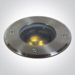Zemē iebūvējams LED gaismeklis One Light The Inground Tiltable Range, 15cm, 3x1,5W COB, 320lm, 3000K, IP67