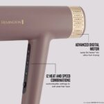 Matu fēns Remington AIRvive™ Digital Hair Dryer, 1350W, Ionic Anti-Frizz, ar piederumiem Matu fēns Remington AIRvive™ Digital Hair Dryer, 1350W, Ionic Anti-Frizz, ar piederumiem