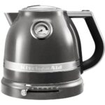 Elektriskā tējkanna ar regulējamu temp. KitchenAid Artisan Medallion Silver, 2400W, 1.5l, 50-100 °C