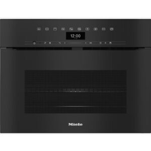 Iebūvējama cepeškrāsns ar mikroviļņu funkciju Miele H 7440 BMX Obsidian Black, 45cm, DirectSensor