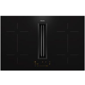 Iebūvējama indukcijas virsma ar tvaika nosūcēju Miele KMDA 7473-1 FL Silence, 80cm, FlexZone, ComfortSelect Plus