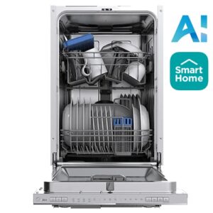 Iebūvējama trauku mazgājamā mašīna Midea Smart Master MDWEB1004LS-W, 45cm, 38dB, 8prog.