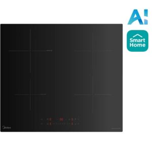 Iebūvējama indukcijas plīts virsma Midea Smart Master MIH744E325GK, 60cm, 7400W, Even Pro, ar taimeri Iebūvējama indukcijas plīts virsma Midea Smart Master MIH744E325GK, 60cm, 7400W, Even Pro, ar taimeri