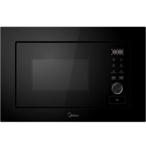 Iebūvējama mikroviļņu krāsns Midea Solo MBMTG8203MV-BK, 800W, 38cm, 8prog., Ner. tērauda