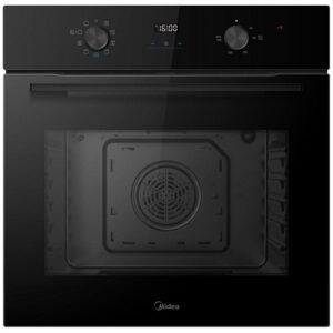 Iebūvējama cepeškrāsns Midea MBO65M80D2-BK, 60cm, 8prog., Air Fry, All Black