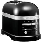 Grauzdiņu tosteris KitchenAid Artisan 2-slice Onyx Black, 1250W, 5KMT2204EOB